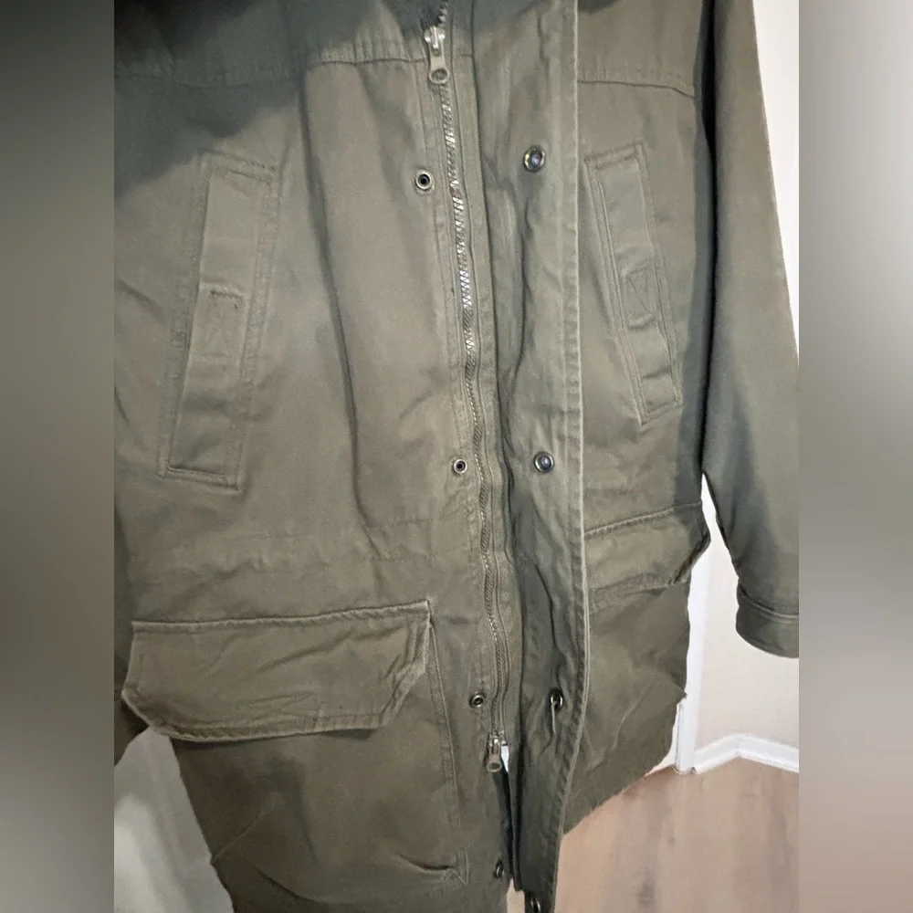 J. Crew Men's Green Military Jacket